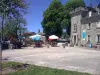 Le château, terrasse du restaurant