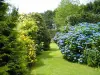 Renaudies tuinen, bloemen park in Colombiers-du-Plessis